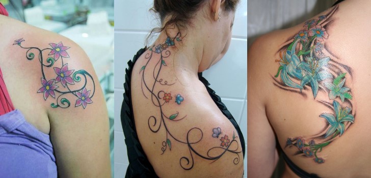 tatuagens-florais-no-ombro