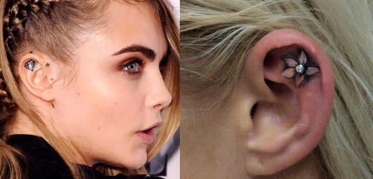 Tatuagens na orelha