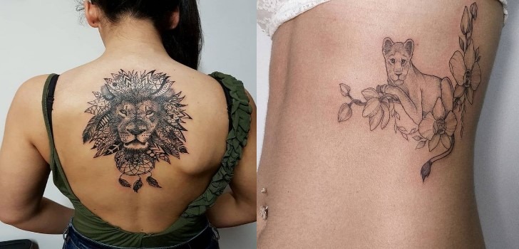 Featured image of post Tatuagem Cordeiro E Leao Masculina A tatuagem masculina de flor super estilosa