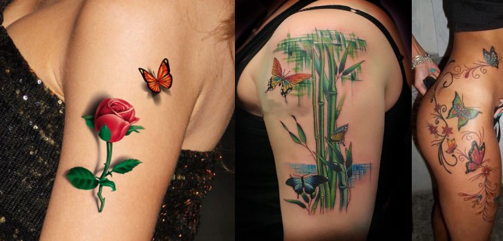 Significado das tatuagens de borboletas