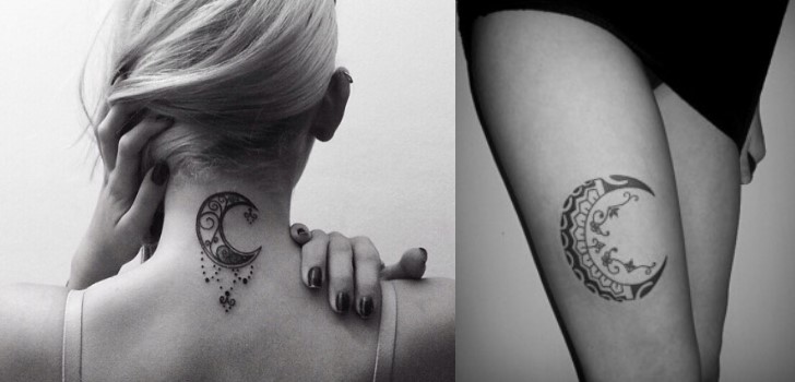 Significado das tatuagens de lua